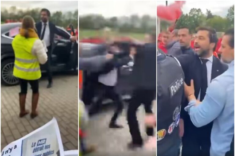 Bierdouche en beschuldigingen: confrontatie tussen Bouchez en vakbond escaleert in Gembloux.